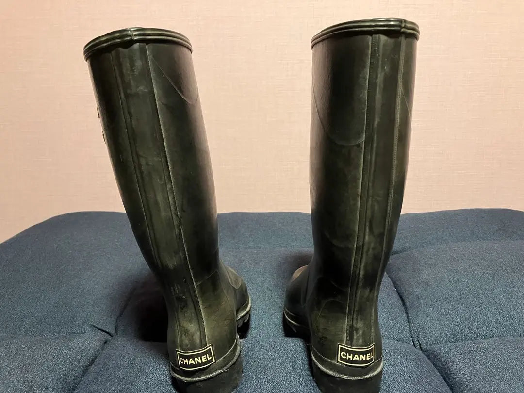 Chanel CHANEL 94 vintage Claudia rain boots | シャネルCHANEL94年ヴィンテージ　クラウディア着用レインブーツ