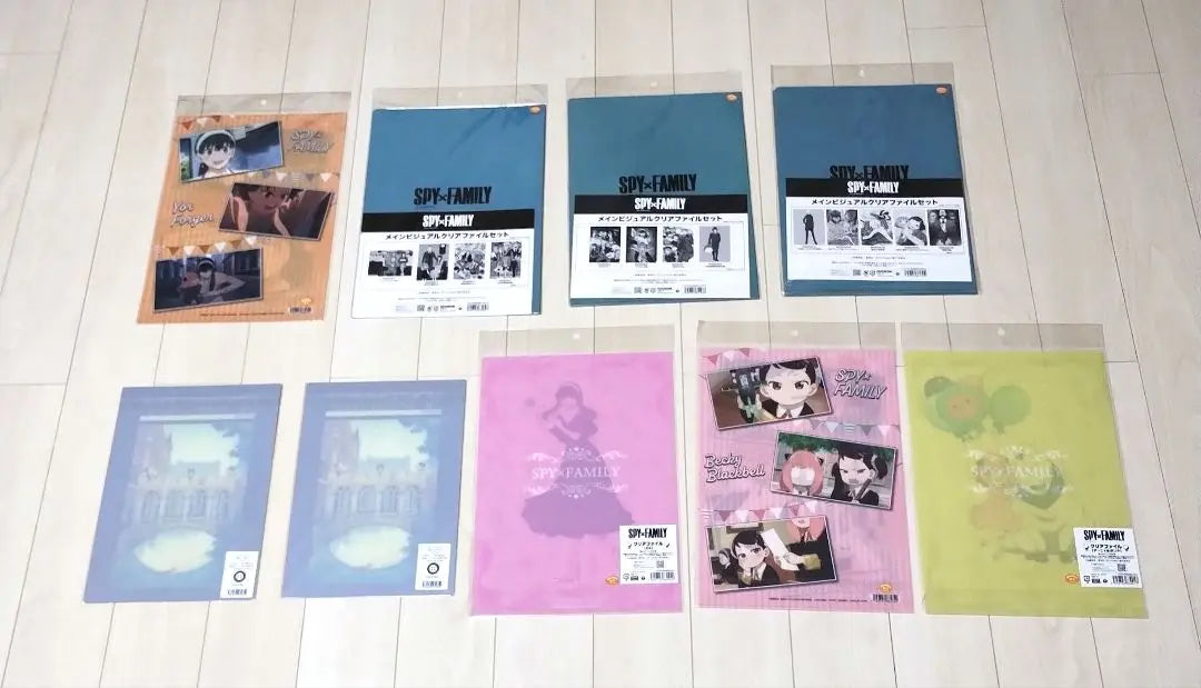 Spy Family Clear File Underlay Set of 9