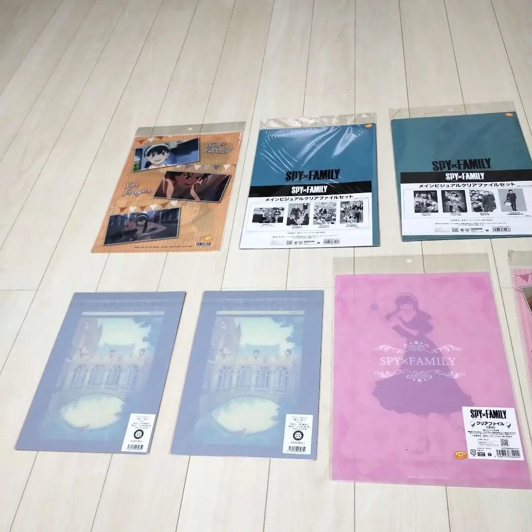 Spy Family Clear File Underlay Set of 9