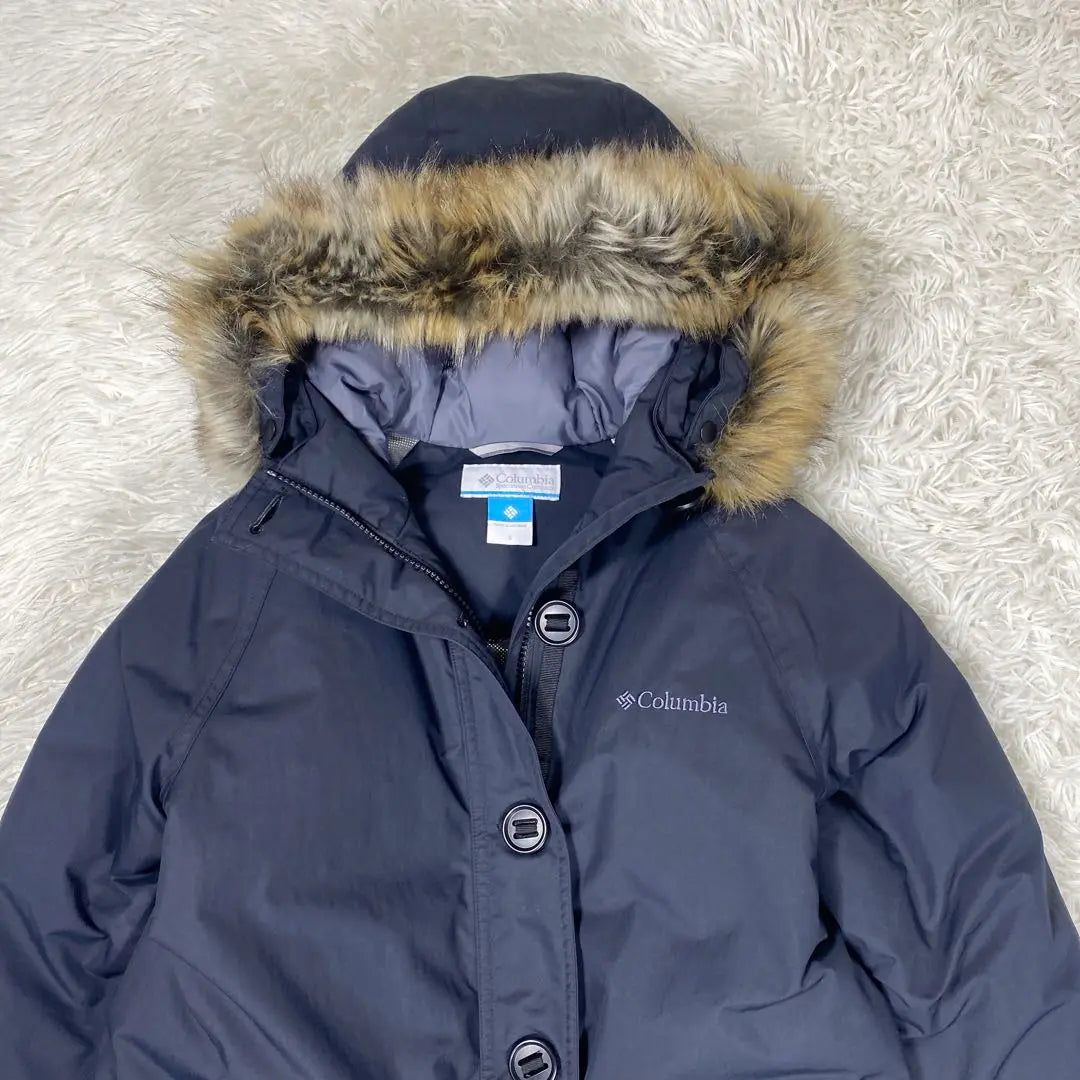 Columbia Down Coat Navy 2way Size S