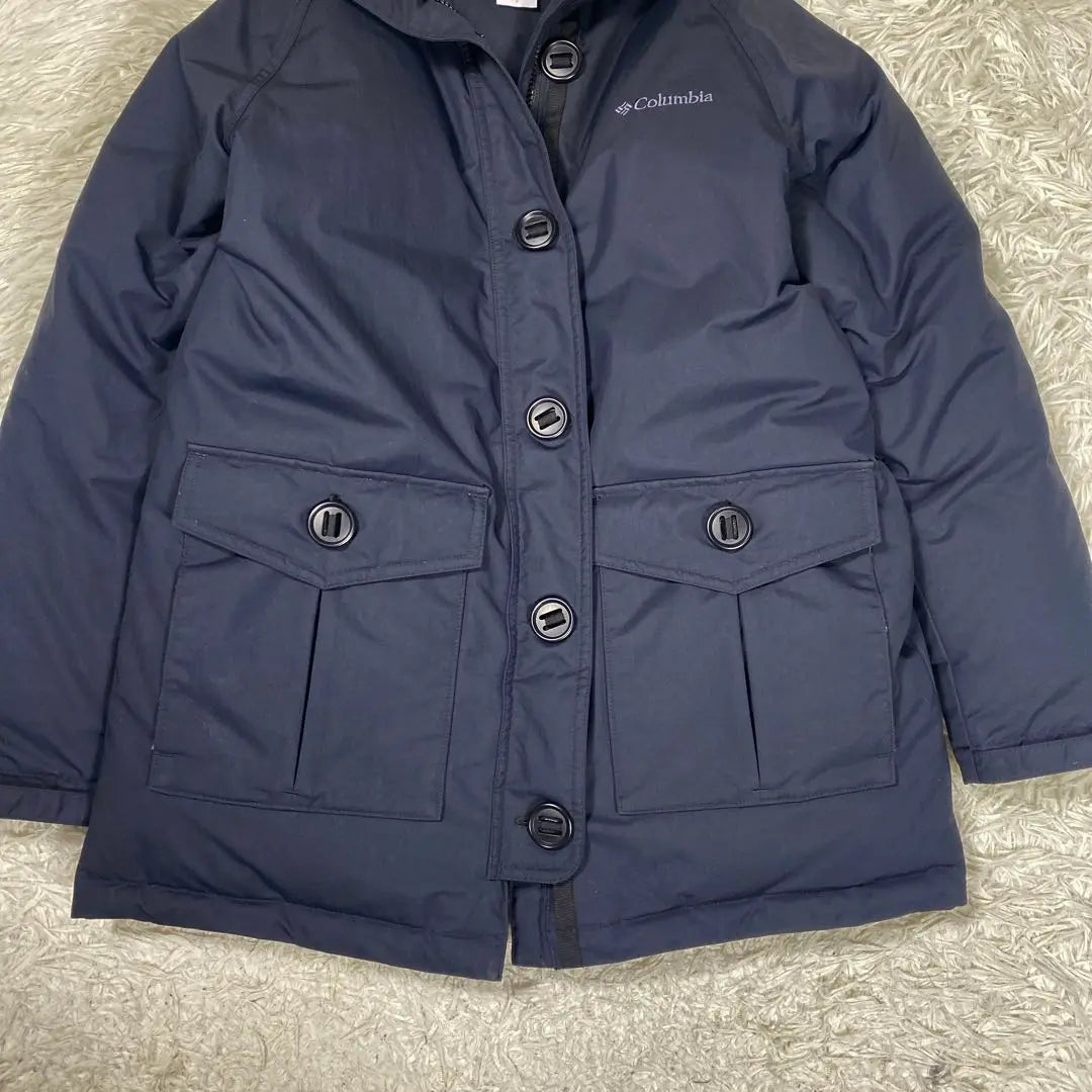 Columbia Down Coat Navy 2way Size S