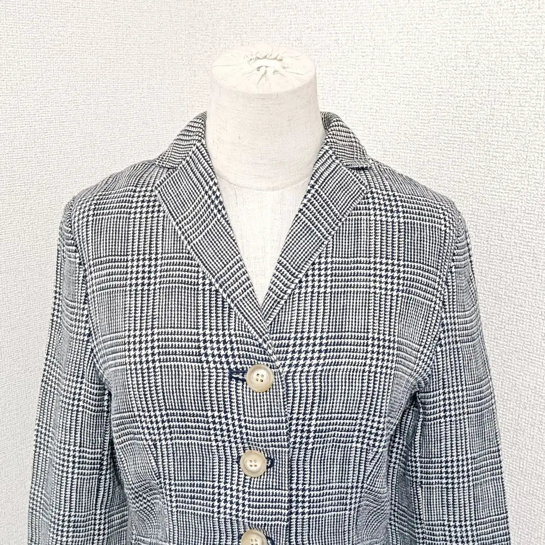 Scapa Single Tailored Jacket Outerwear Glen Check Pattern Linen 38