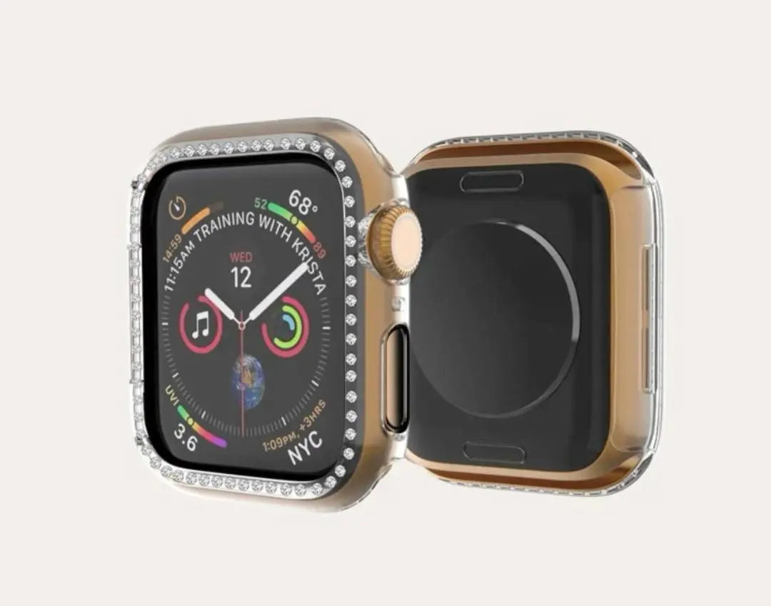 [Nuevo/Envío incluido] Funda protectora para Apple Watch de 40 mm sin usar, 1 fila de piedras