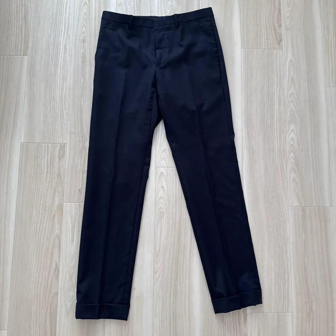 [Wear once] GUCCI dark blue navy suit navy autumn/winter Italian purchase