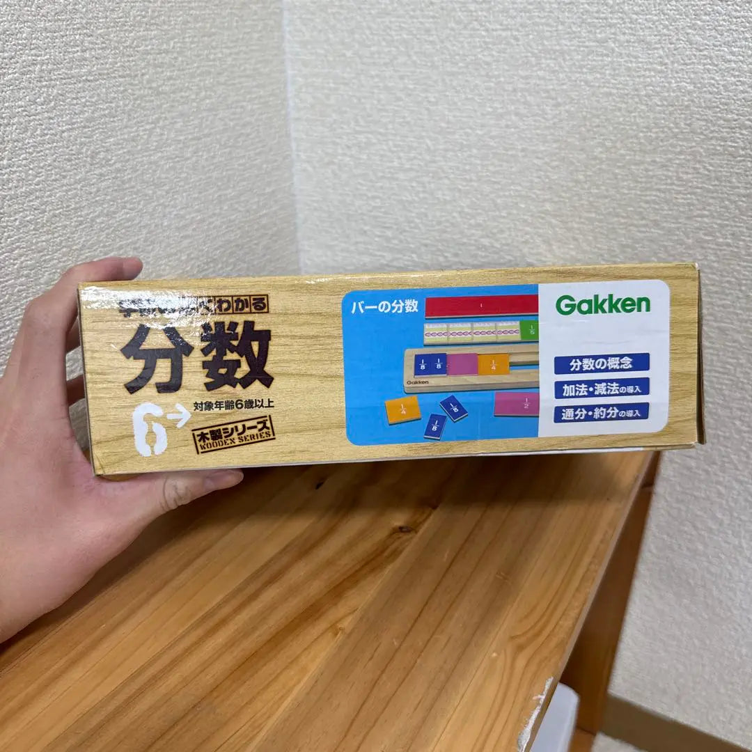 Áreas de la serie de madera Gakken | 学研 木製シリーズ よくわかる分数