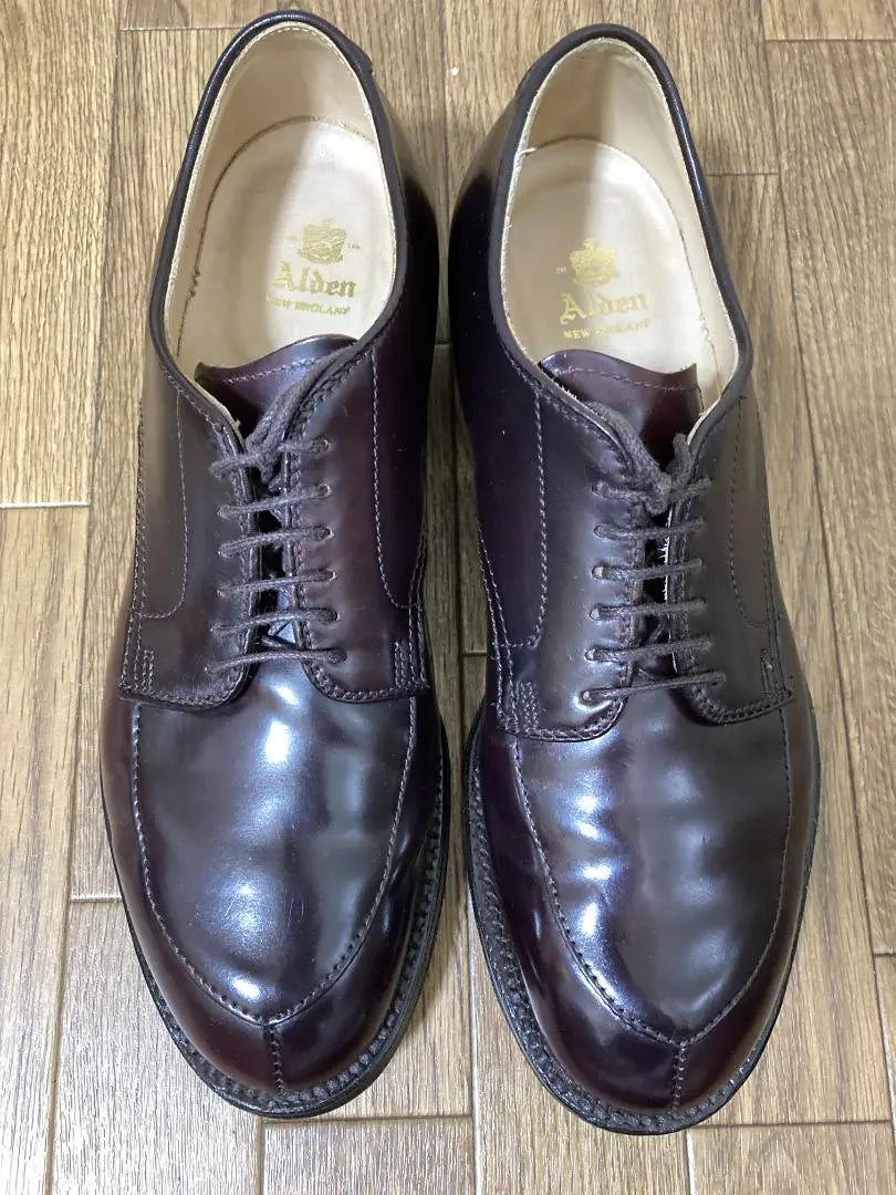 ALDEN 54321 V-chip Burgundy Cordovan US7.5