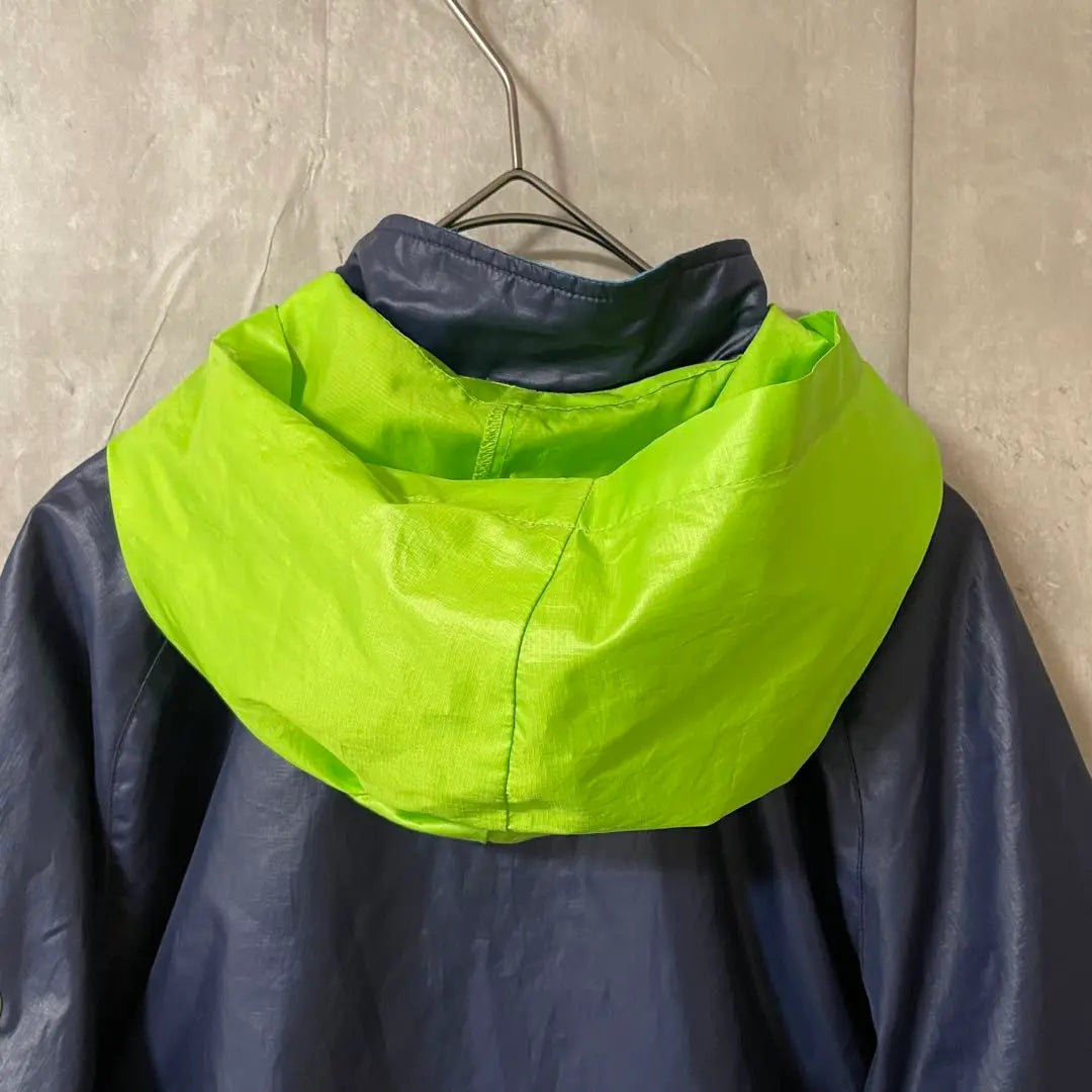 umbro nylon jacket mountain parka convenience store navy yellow green embroidery