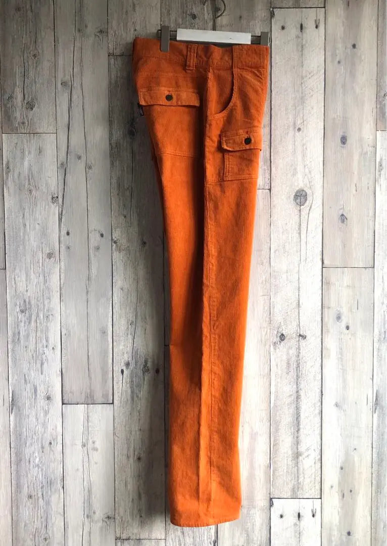 SINA COVA Corduroy Work Pants Orange Stretch