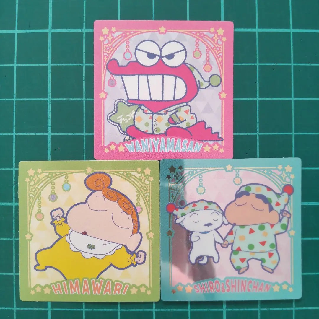 Crayon Shin-chan Chocobi Konpeitou Flavor Set of 3 Stickers