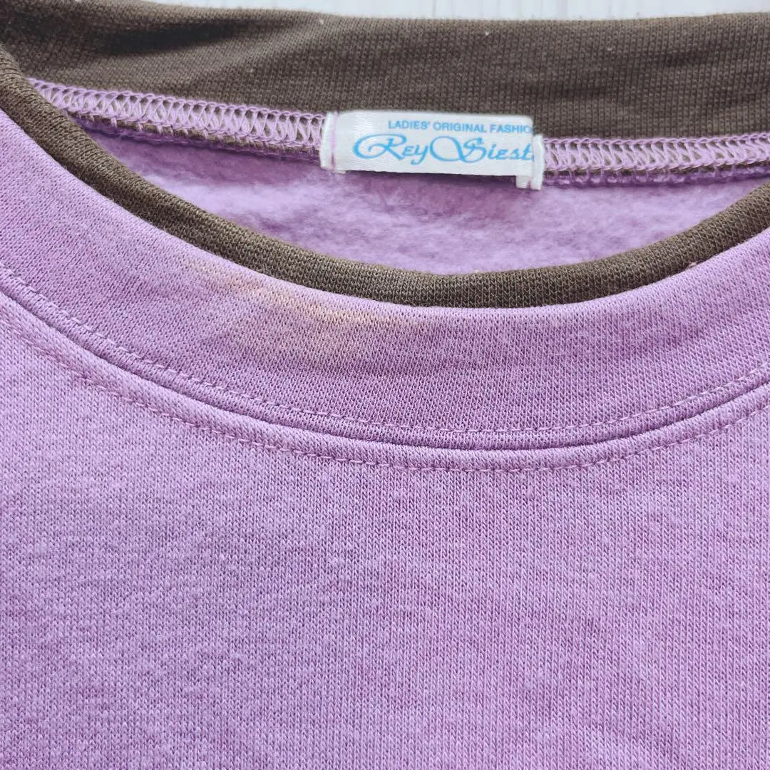 Reisiesta Crew Neck Sweatshirt Purple LL