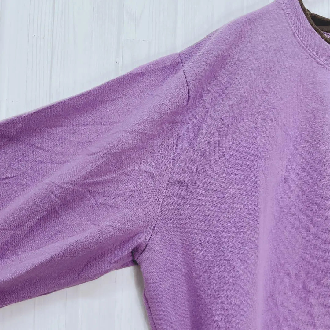 Reisiesta Crew Neck Sweatshirt Purple LL