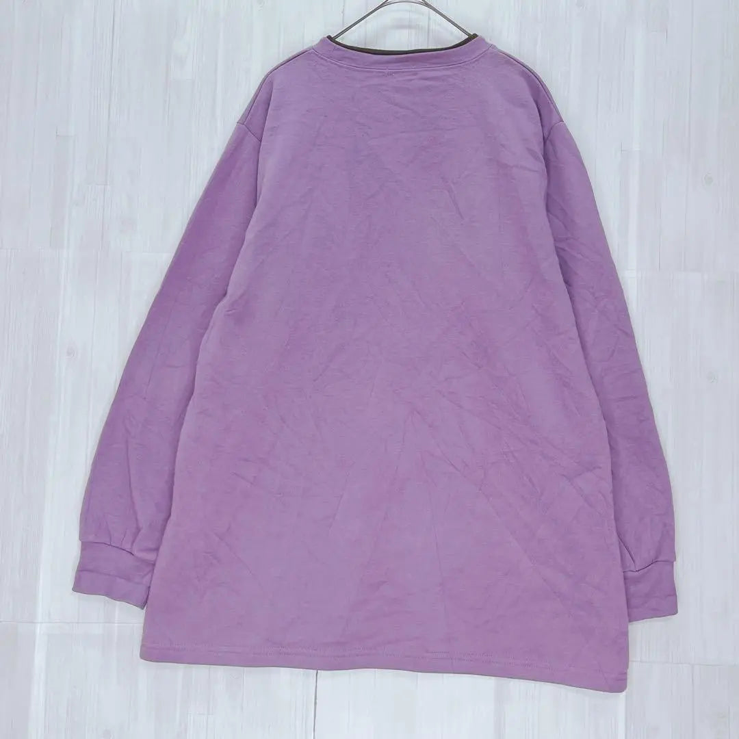 Reisiesta Crew Neck Sweatshirt Purple LL