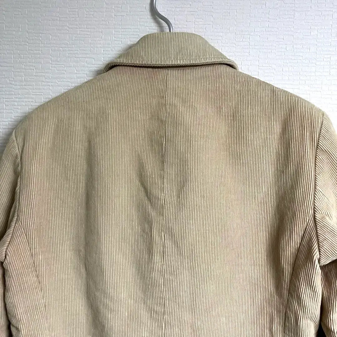 90s early Christofle Mail Corduroy Motorcycle Coat Artisan