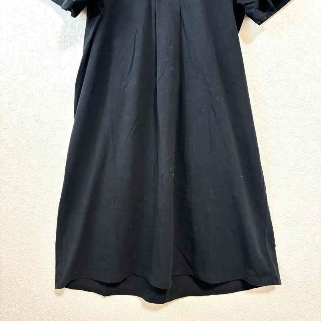 MaxMara WEEKEND Short Sleeve Tunic S One-piece Black Thin | MaxMara WEEKEND 半袖チュニックS ワンピース 黒 ブラック 薄手