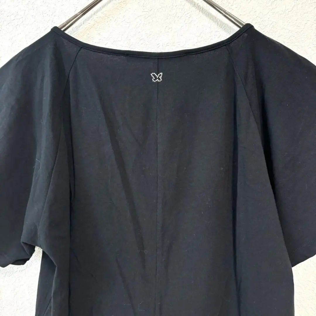 MaxMara WEEKEND Short Sleeve Tunic S One-piece Black Thin | MaxMara WEEKEND 半袖チュニックS ワンピース 黒 ブラック 薄手