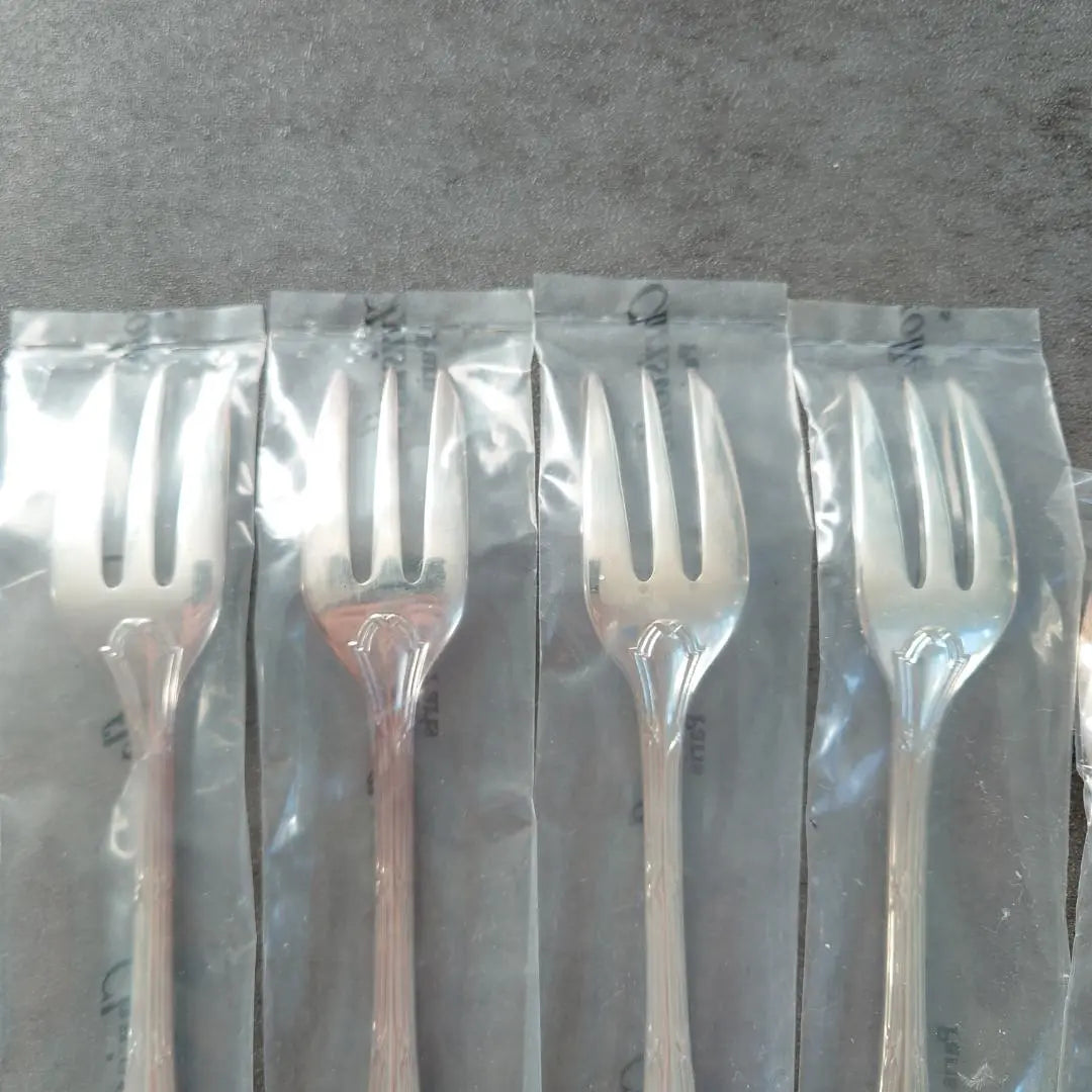 Christofle Luban Cake Fork Coffee Spoon Unopened 8 pieces