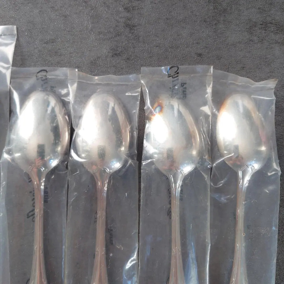 Christofle Luban Cake Fork Coffee Spoon Unopened 8 pieces