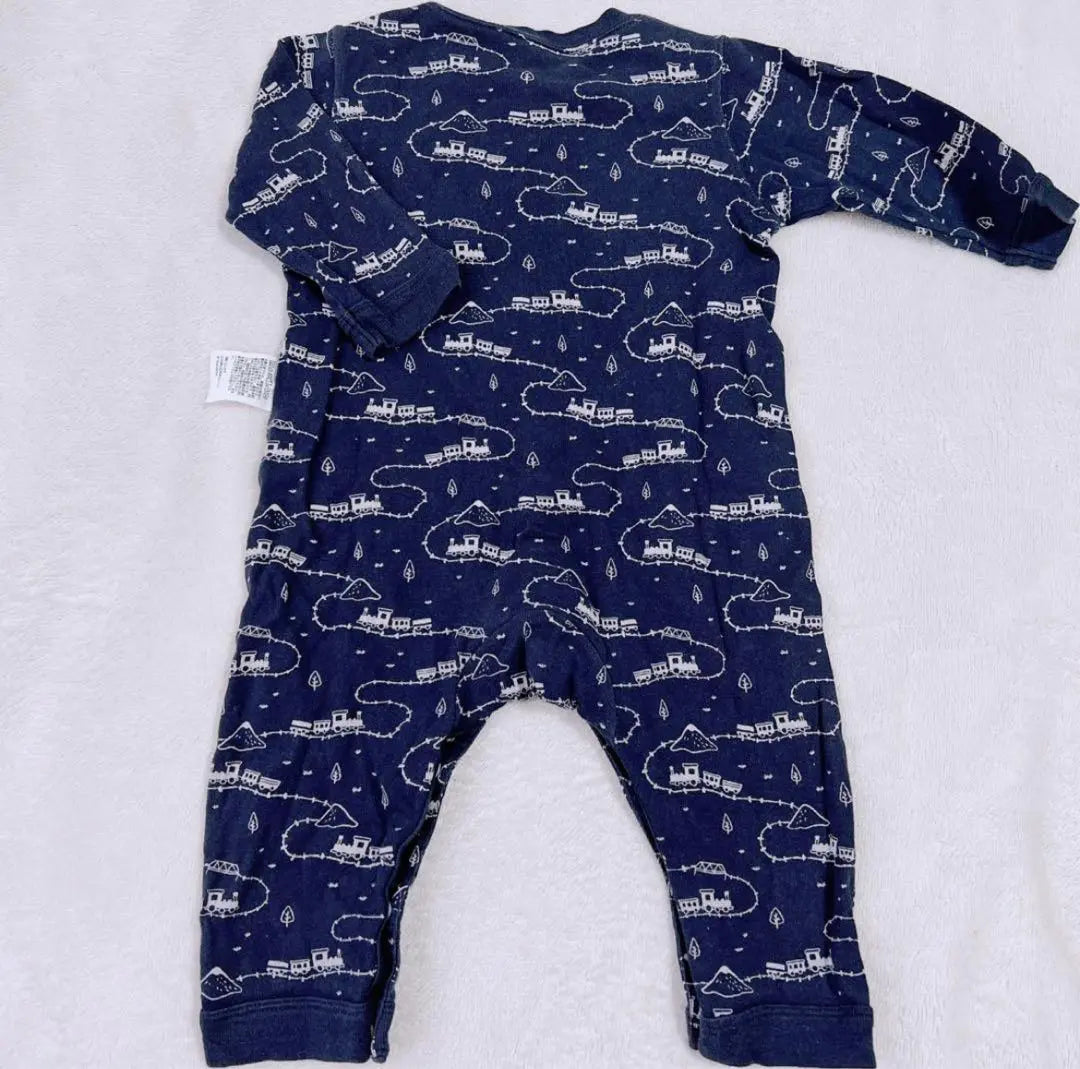 [UNIQLO] Train Long Sleeve Rompers 80cm Baby Clothes Boys