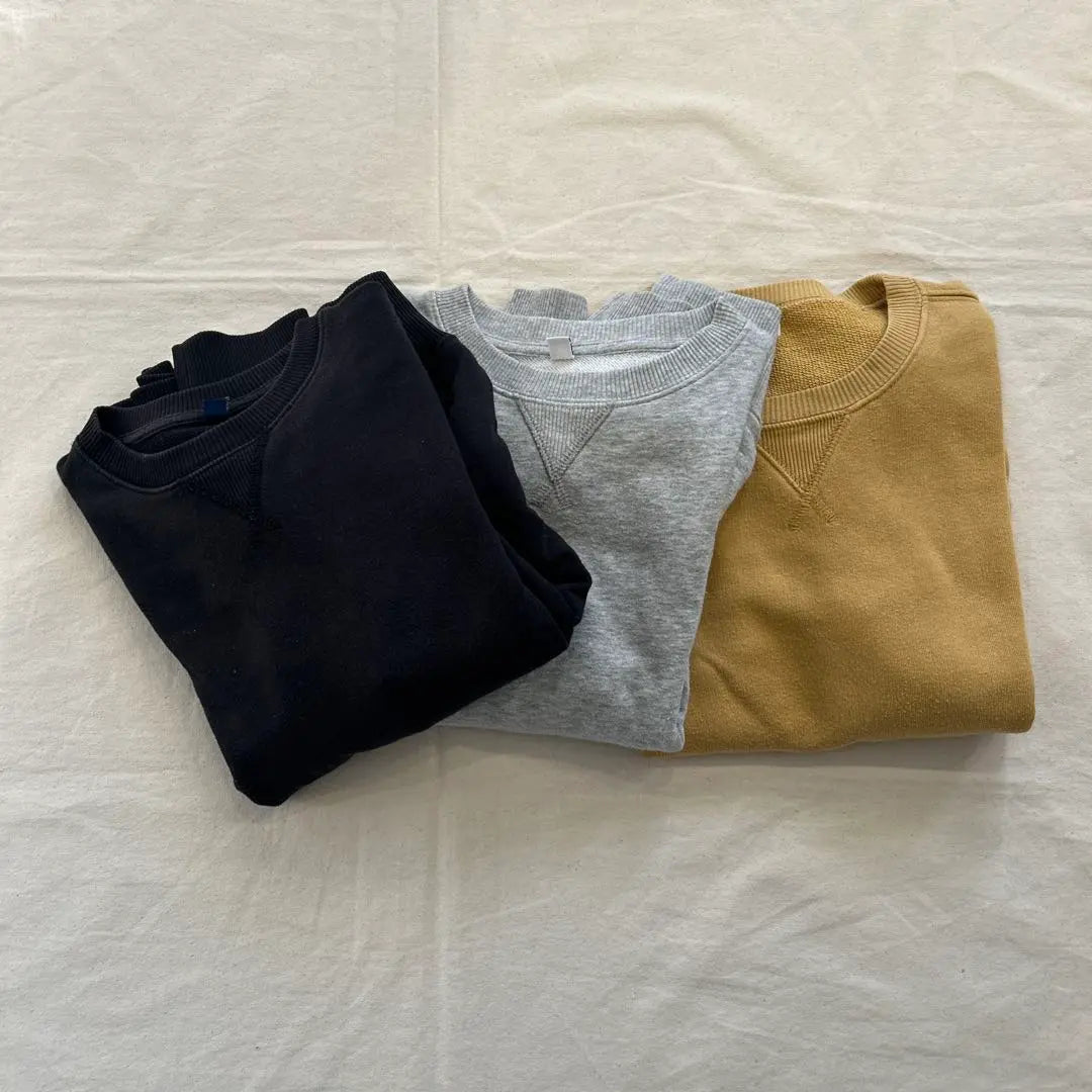 140 size sweatshirt set of 3