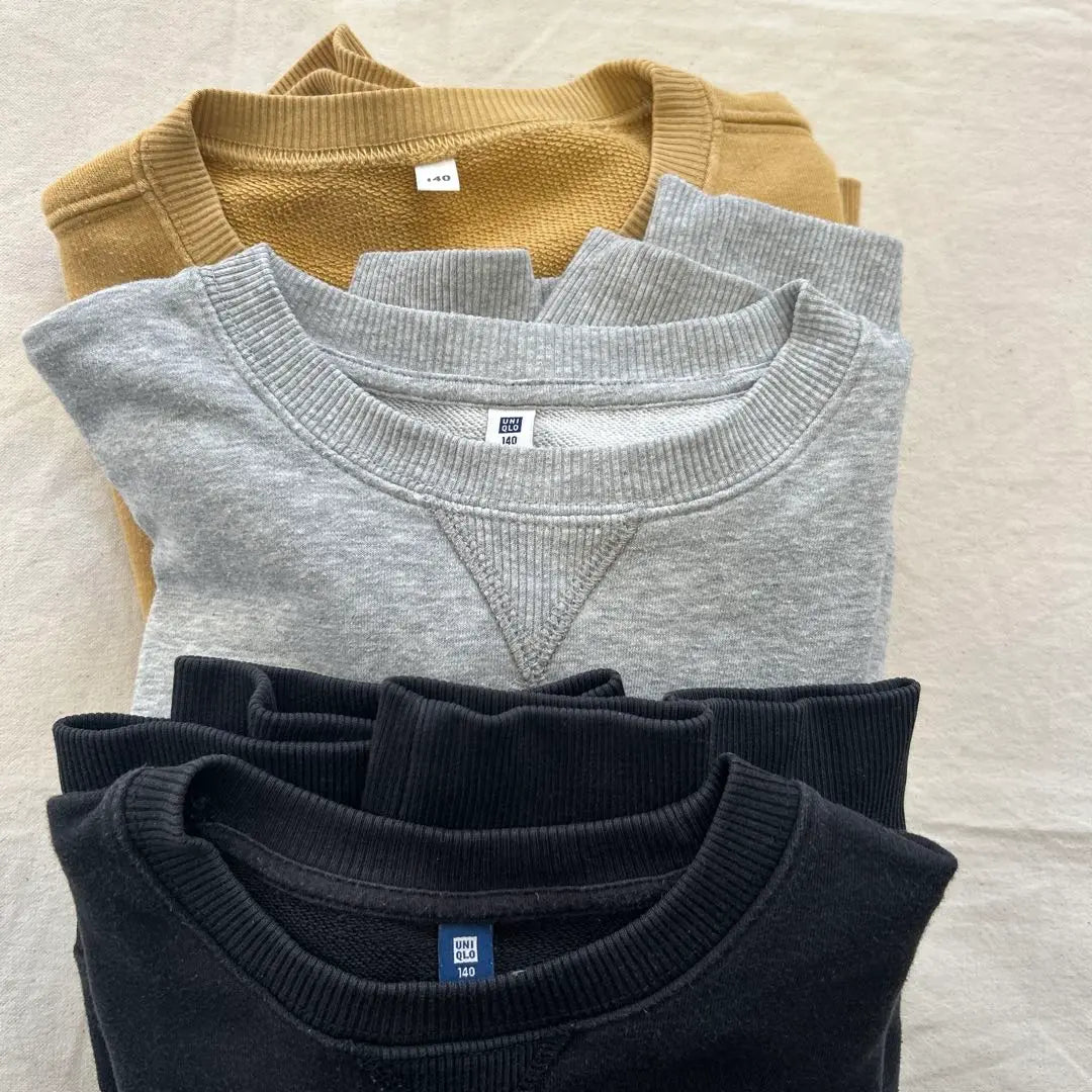 140 size sweatshirt set of 3