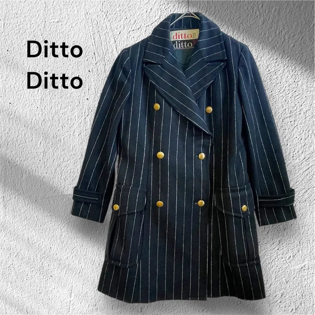 Ditto Ditt Tailored Jacket Double Button Outerwear Black