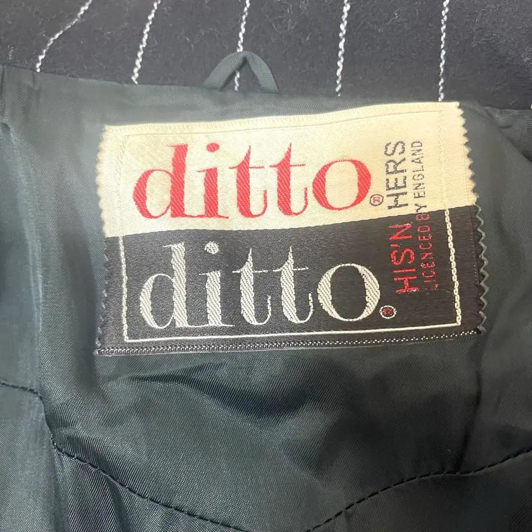 Chaqueta entallada Ditto Ditt con doble botón y abrigo negro