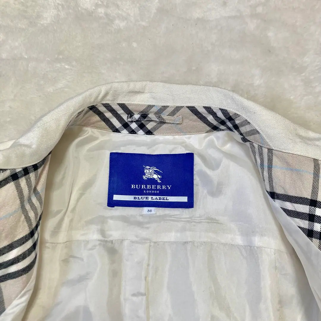 Burberry Blue Label Trench Coat Spring Coat Nova Check Belt | バーバリーブルーレーベル　トレンチコート　スプリングコート　ノバチェック　ベルト