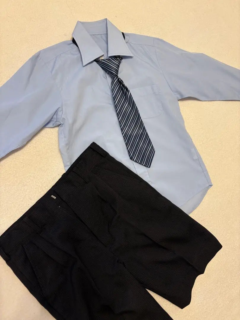 Formal suit, dark gray, 120cm, boy