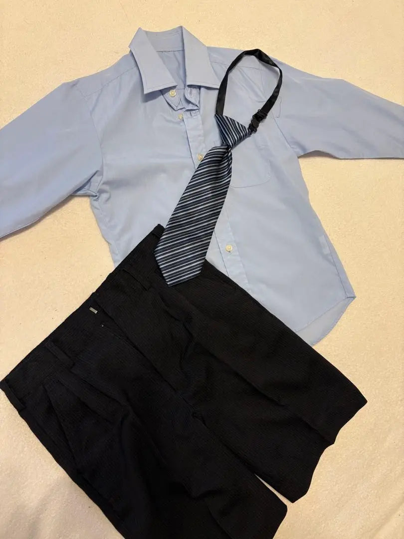 Formal suit, dark gray, 120cm, boy