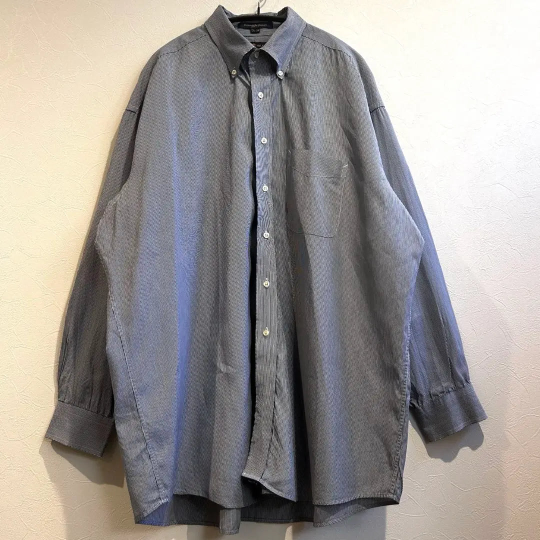 [TOMMYHILFIGER] Long-sleeved shirt, button-down, gray, 100% cotton