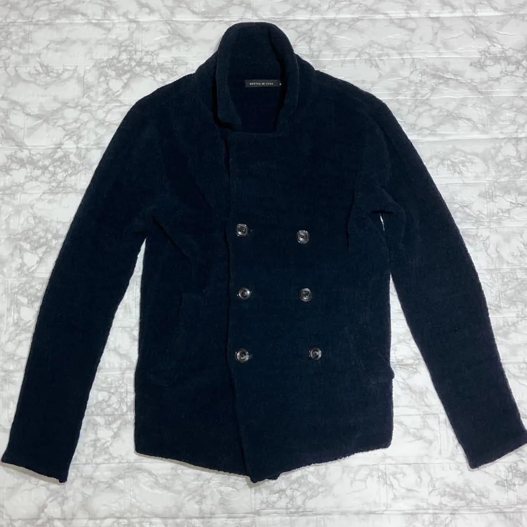 ✨Good condition✨ Fuga knit P coat jacket cardigan navy M