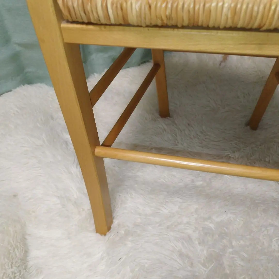 Good condition Muji paper cord dining chair