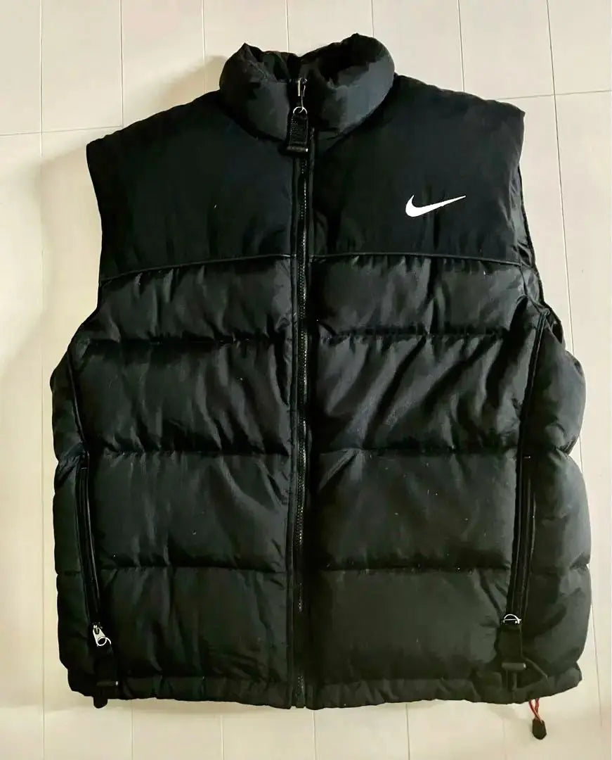 Chaleco de plumas vintage NIKE ACG negro talla M [años 90/buen estado]