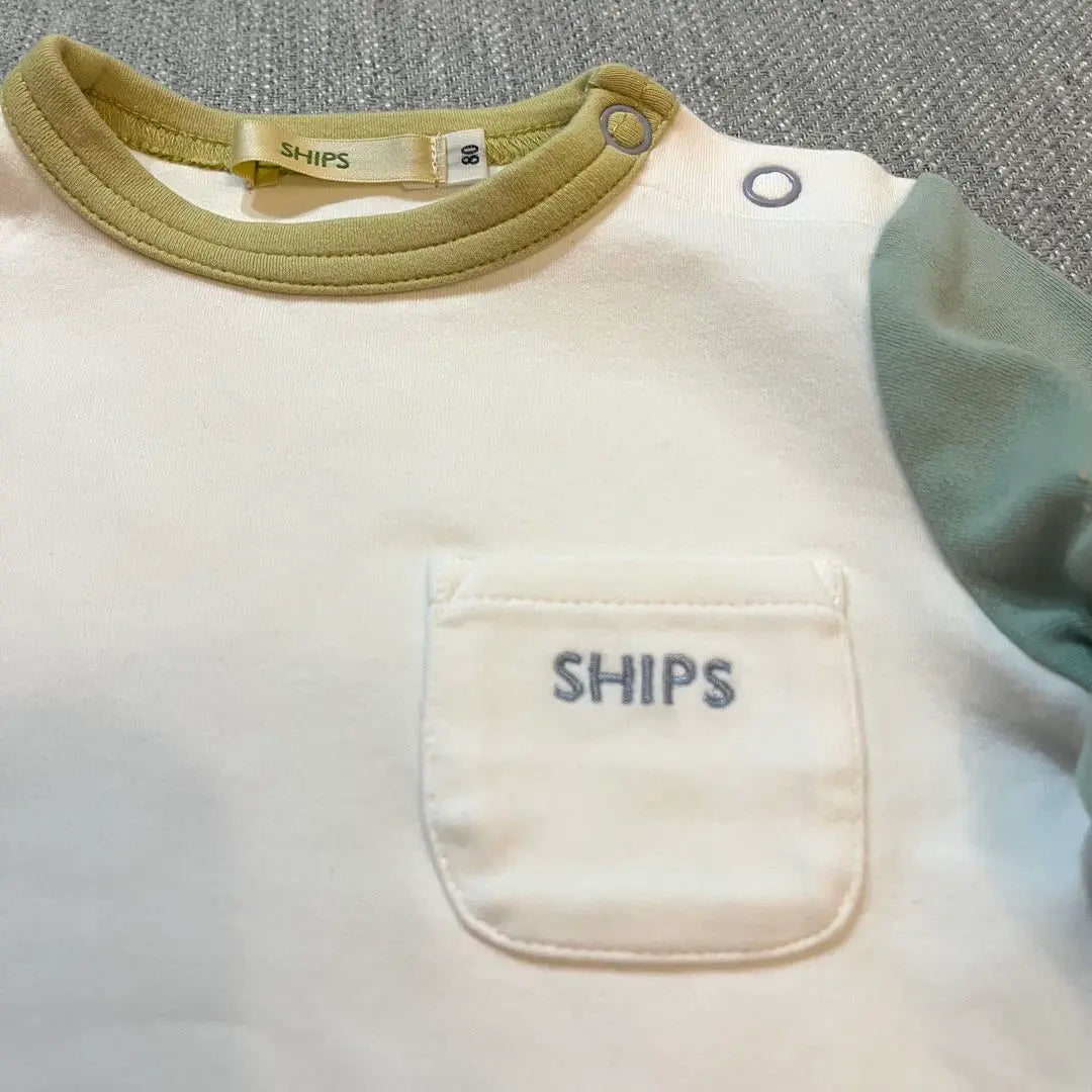 [Beautiful goods] SHIPS Long Sleeve T -shirt baby clothes 80 size 80