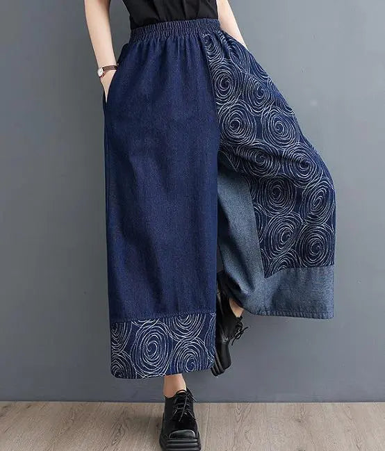 Large size women's pants wide pants spring summer autumn new