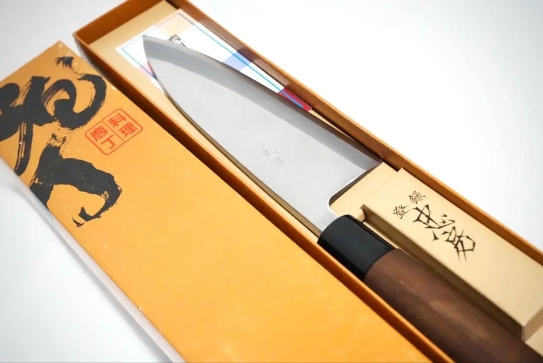 Tadafusa Deba Knife 165mm Right-handed [Custom-made lacquer finish pattern] Brand new, unused, perfect for gifts