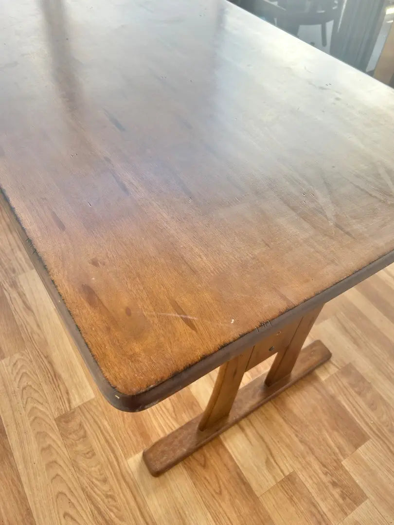 Mesa de comedor elegante Nitori, escritorio hermoso y moderno, estilo antiguo