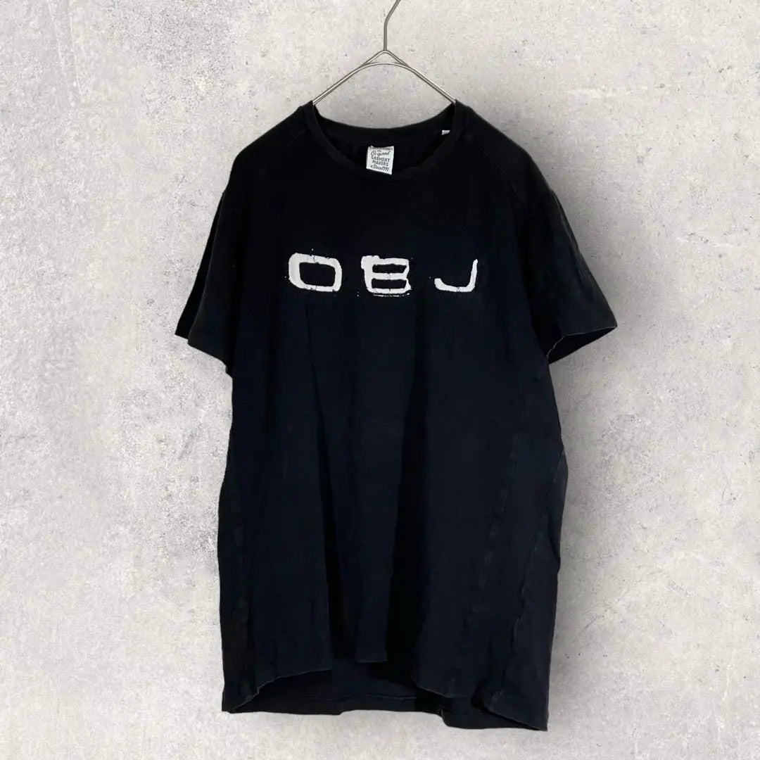 [Authentic garment] T -shirt (L) Black Logo Unisex