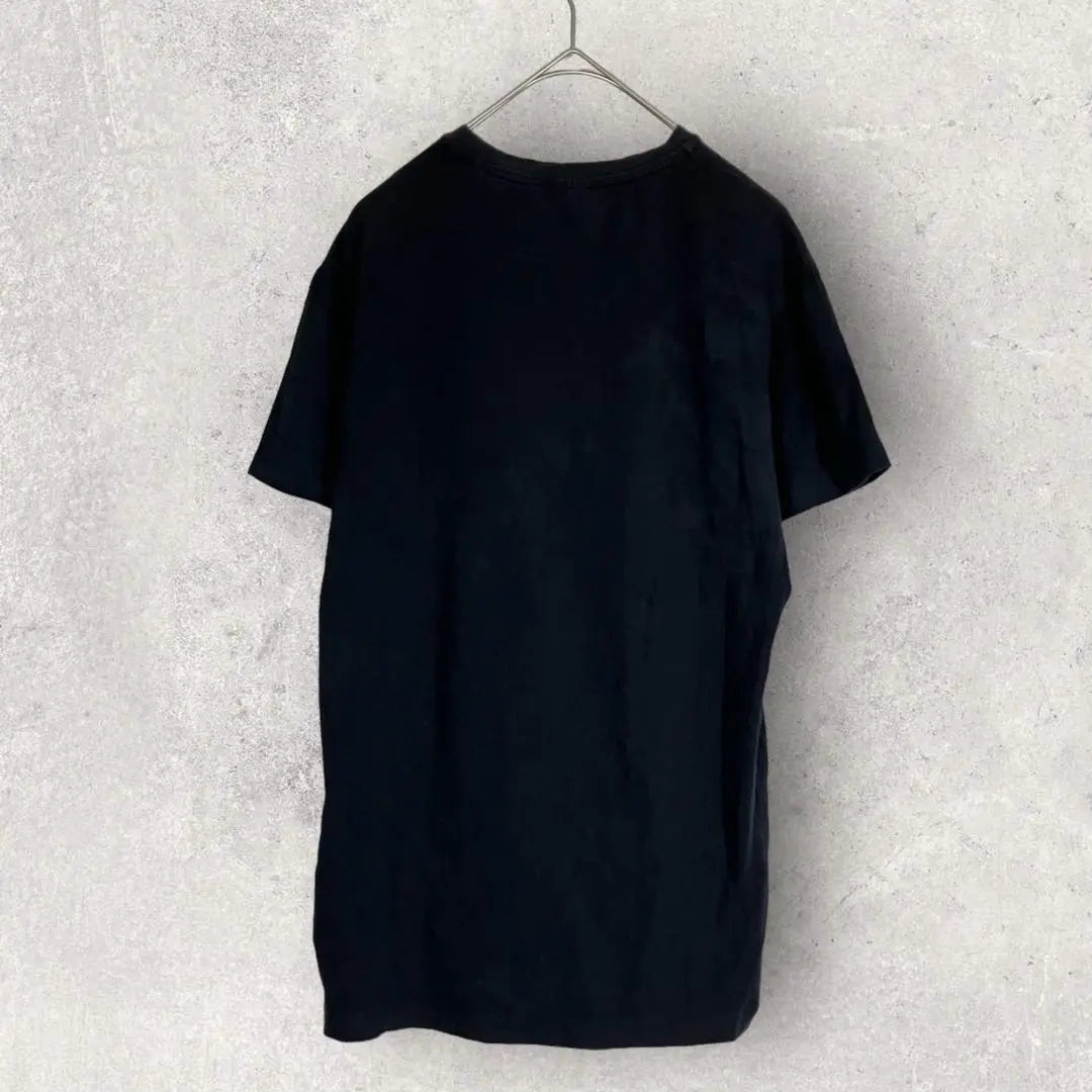 [Authentic garment] T -shirt (L) Black Logo Unisex