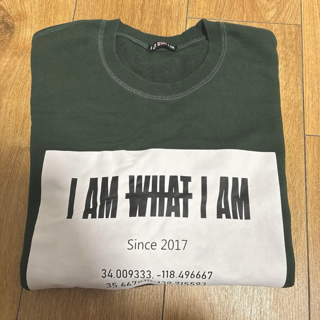 I AM WHAT I AM Ayo Shinjiro sweatshirt green