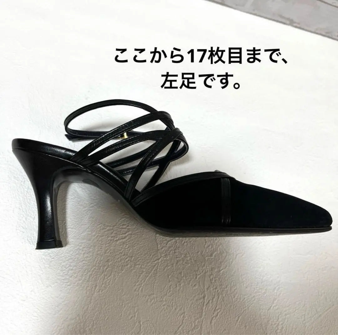 Givenchy High Heels 22.0cm Pointed Toe Ankle Strap