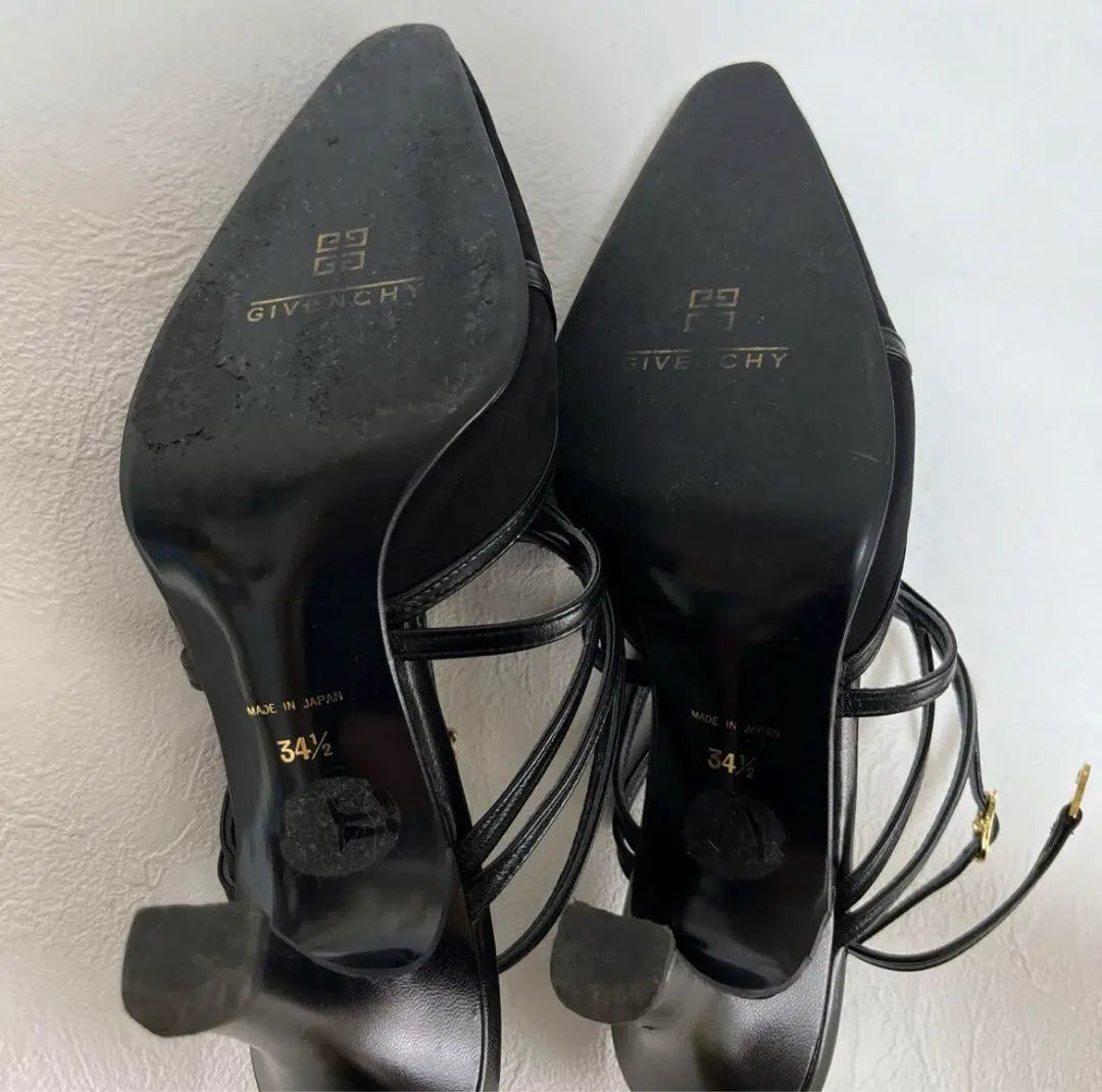 Givenchy High Heels 22.0cm Pointed Toe Ankle Strap