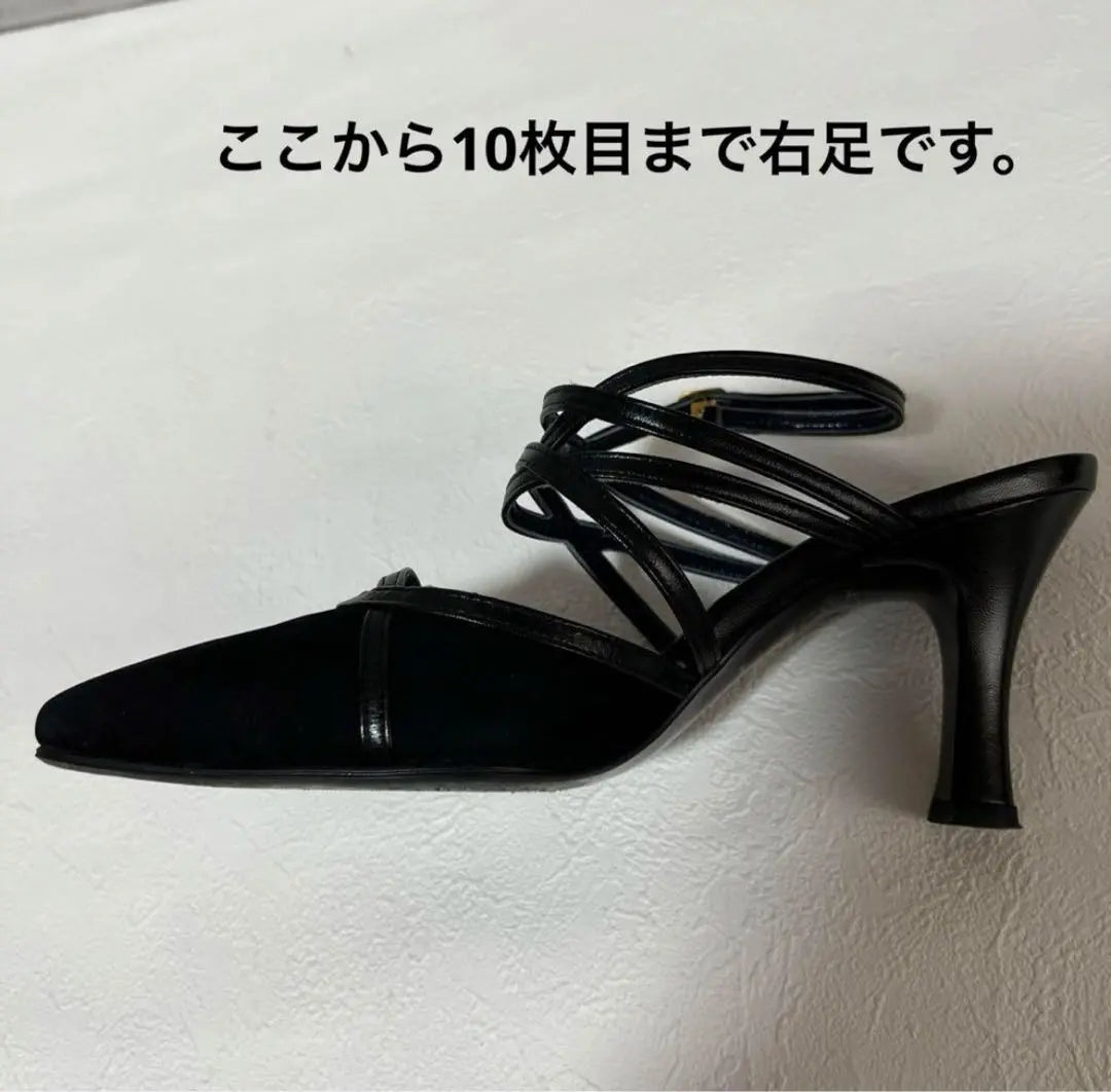 Givenchy High Heels 22.0cm Pointed Toe Ankle Strap