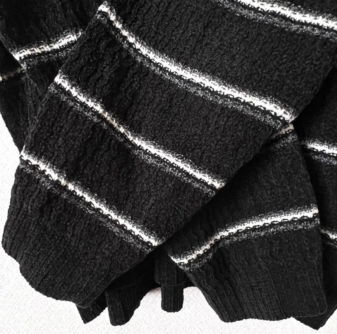 [Limited to one item] 4L size big size knit black used