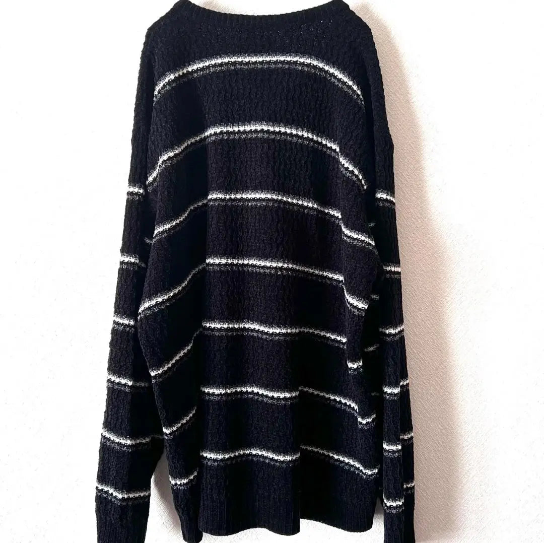 [Limited to one item] 4L size big size knit black used