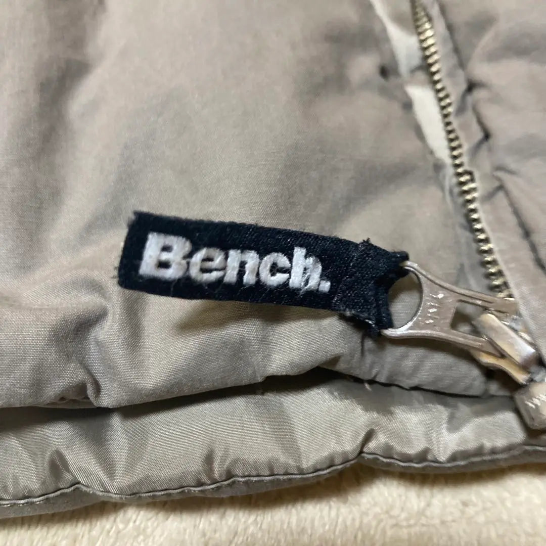 Bench. Women's Down Vest S Size Beige Color