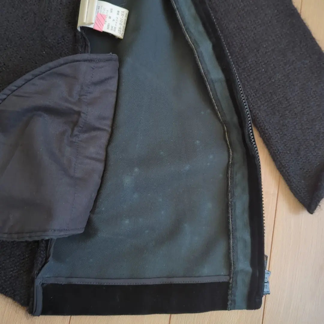 Chaqueta con cremallera completa de Yoji Yamamoto de Y Chaqueta de terciopelo y mohair