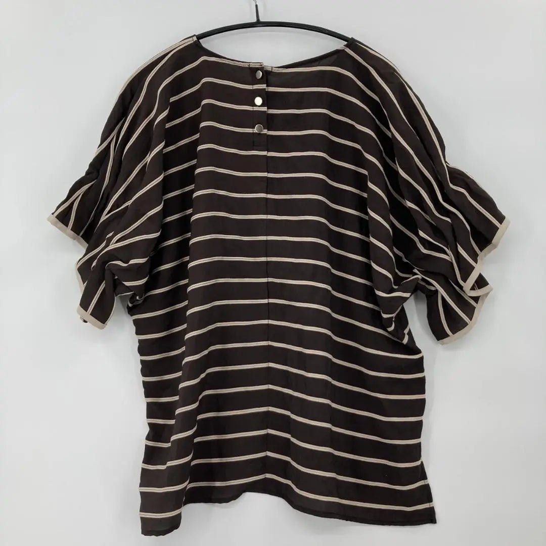 LE.COEUR BLANC Lucur Blanc Stripe Flare Sleeve Tunic | le.coeur blanc ルクールブラン ストライプフレアスリーブチュニック