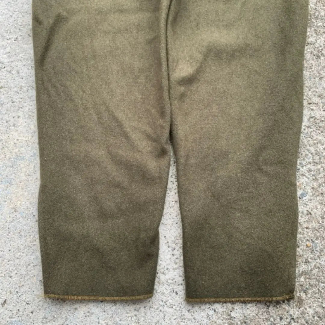 [W34] HUMPHREY Wool Pants Olive 70s