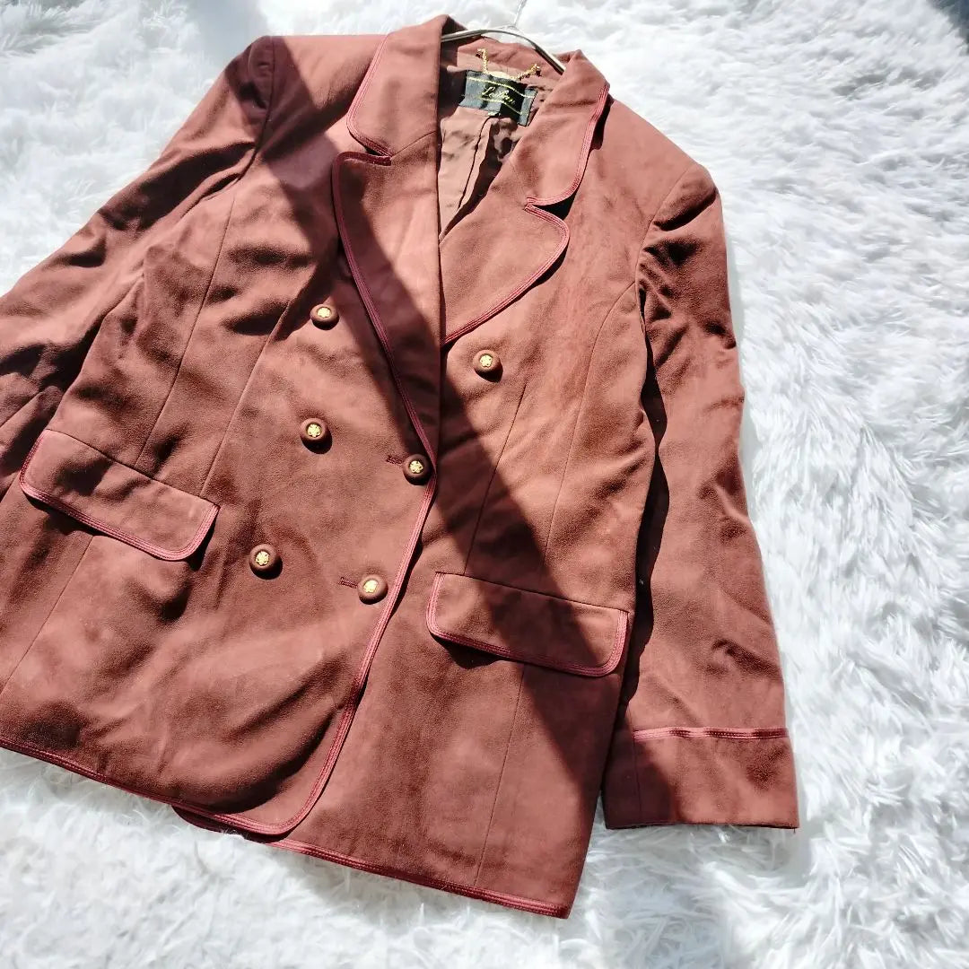 [Leilian] [2XL.3L] Tailored jacket, gold button, haori